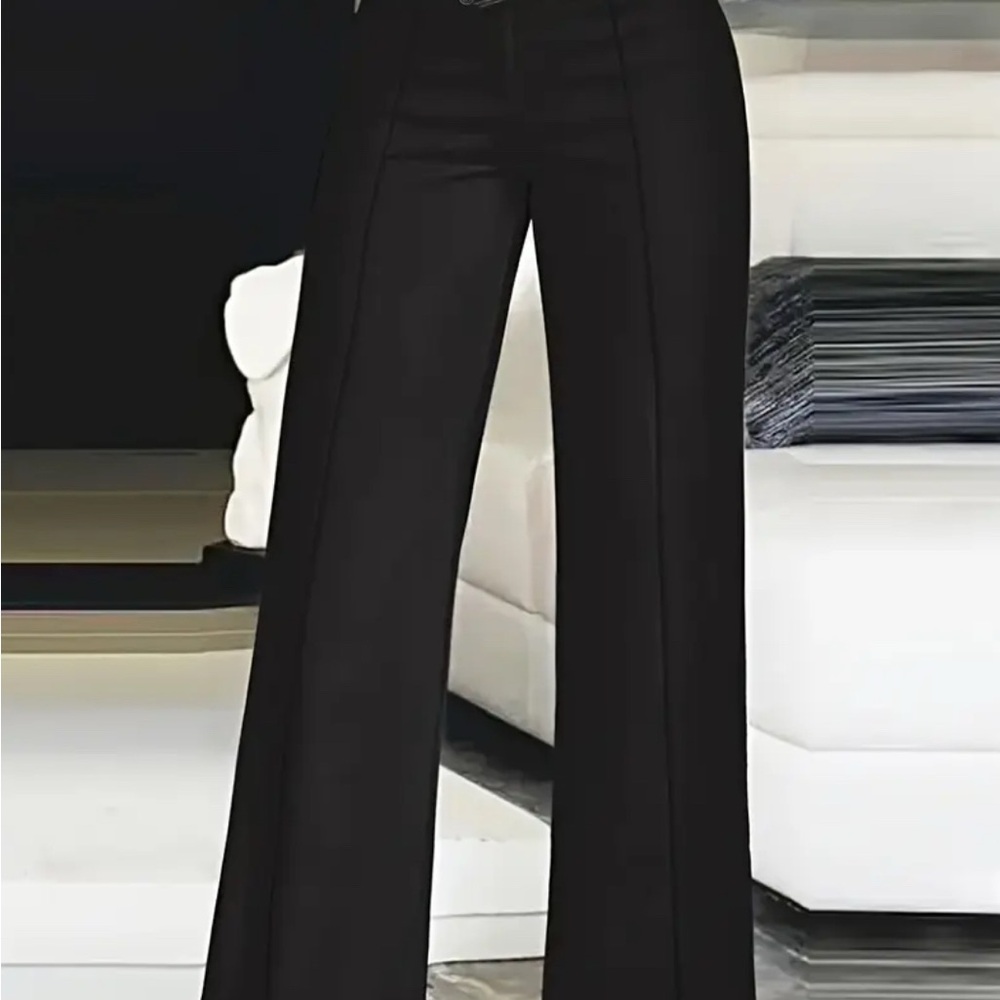 COPY - Elegant Black Women's Wide-Leg Pants
